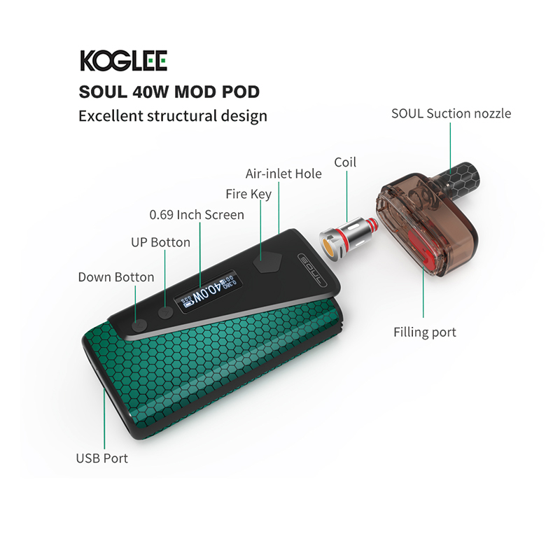 SOUL40W electronic cigarette