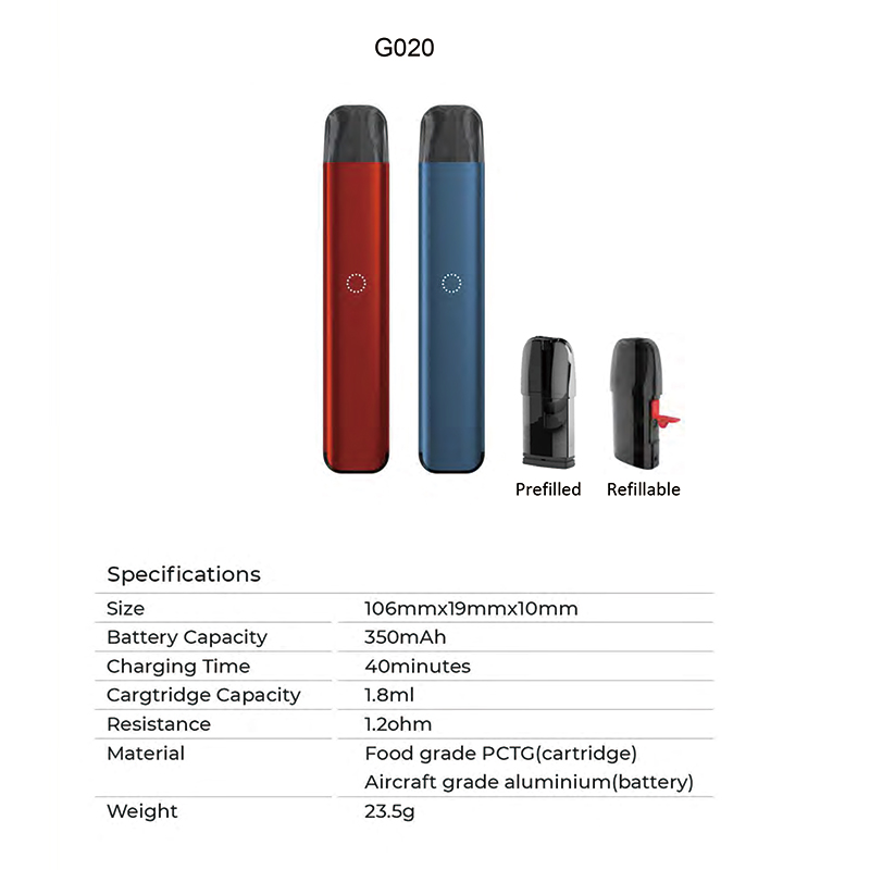 G020  electronic cigarettes