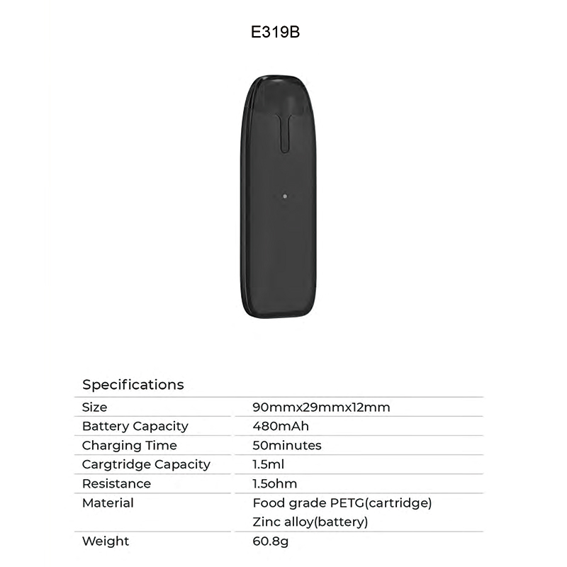 E319B  Dry burning and baking electronic cigarette