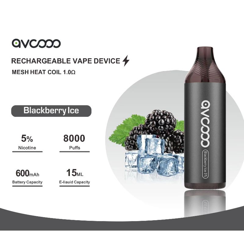 Avcooo rechargeable vape device 8000 puffs